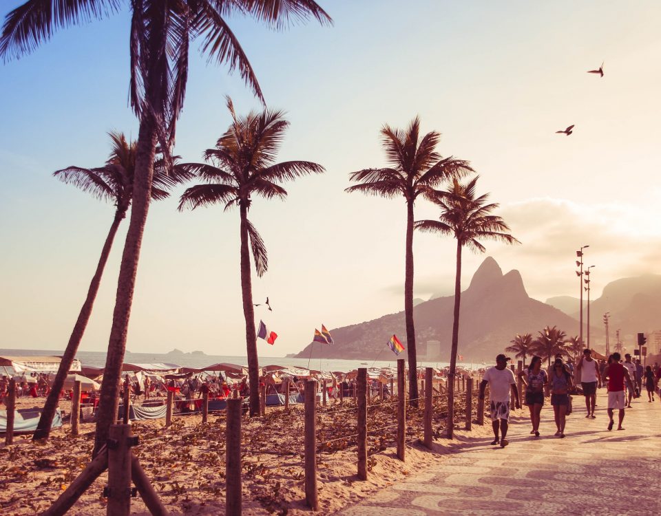 Ipanema na Zona Sul do Rio